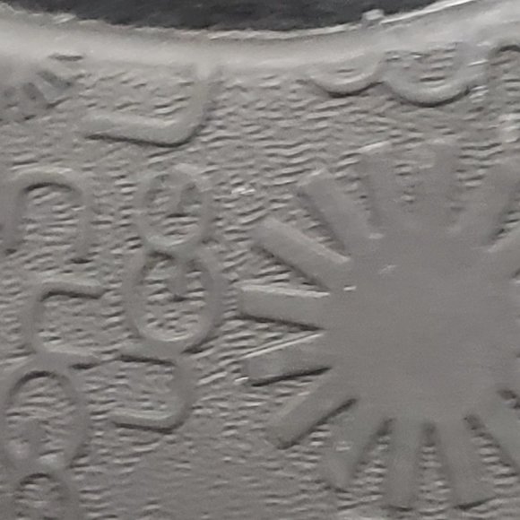 New Women UGG Shoes HALLOWAY Slip On Black Bow Gold Tiny Studds Loafer 8 1004766 - Picture 8 of 9